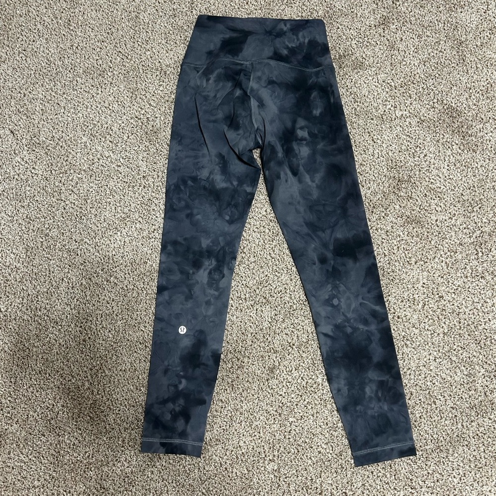 Lululemon grey pitch diamond dye leggings